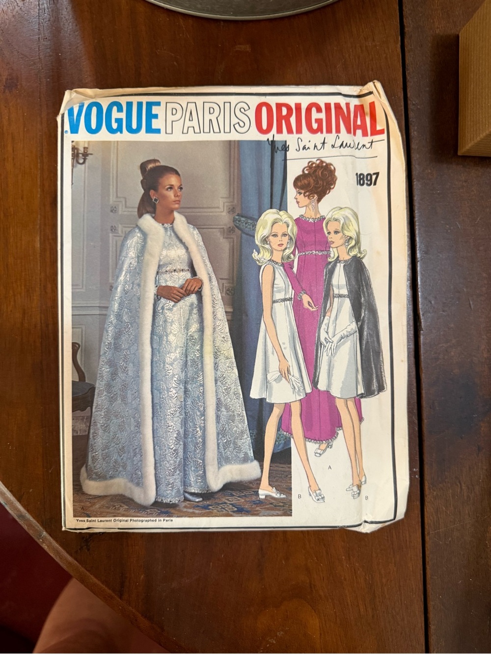Vogue Paris Original Vintage Sewing Pattern
